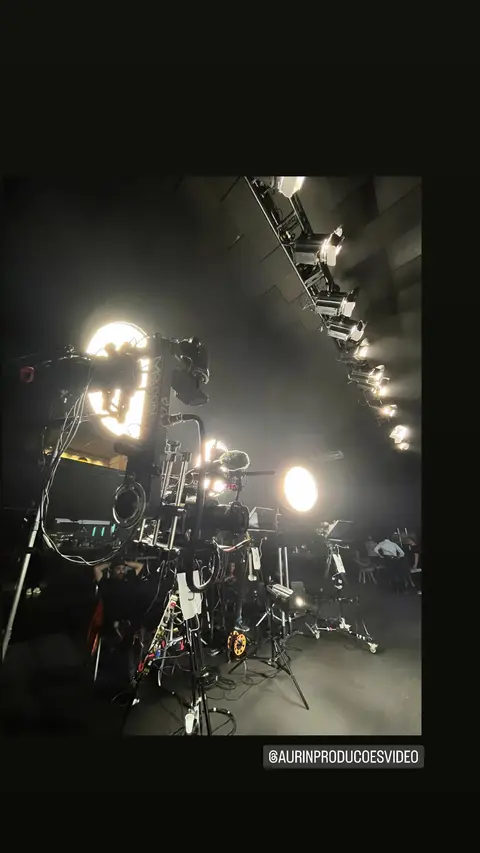 Eduardo Auricchio on set