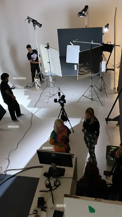 Eduardo Auricchio on set