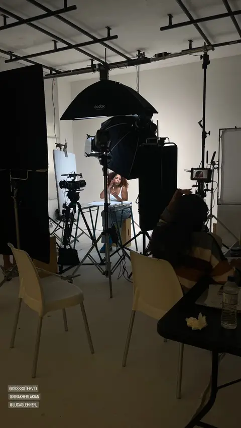 Studio beauty shoot