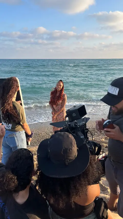 Eduardo Auricchio on set
