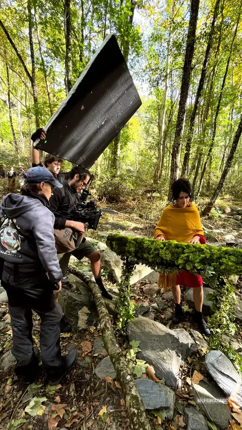 Eduardo Auricchio on set