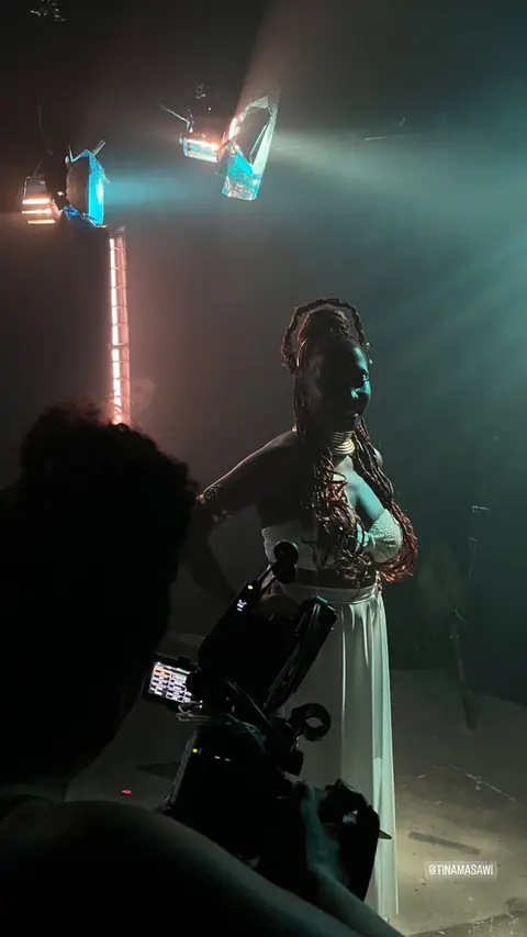 Eduardo Auricchio on set