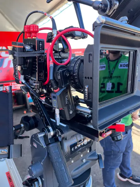 Eduardo Auricchio on set
