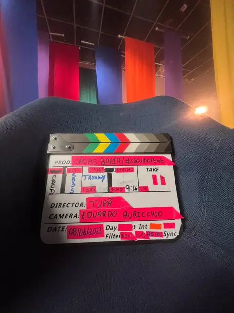 Eduardo Auricchio on set