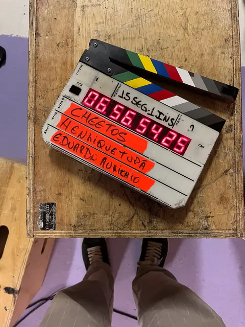Eduardo Auricchio on set