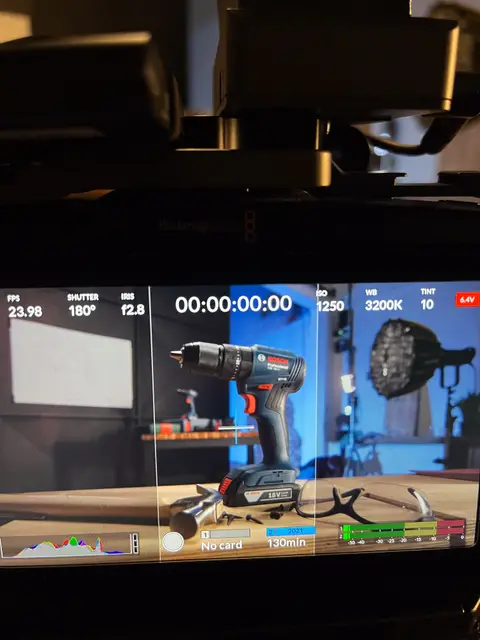 Eduardo Auricchio on set