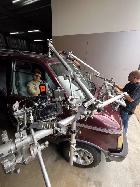 Eduardo Auricchio on set