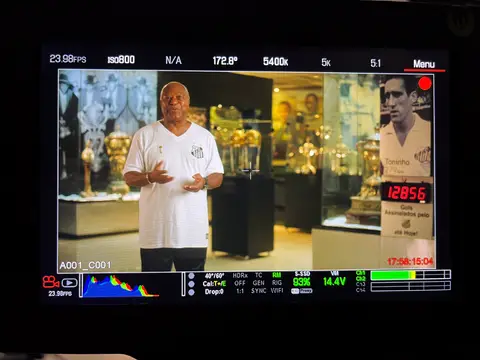 Eduardo Auricchio on set
