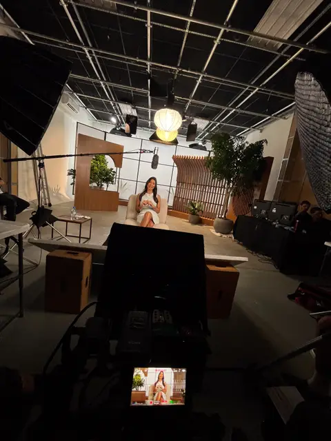 Eduardo Auricchio on set