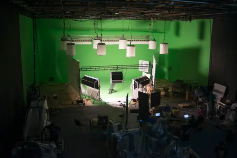 Eduardo Auricchio on set